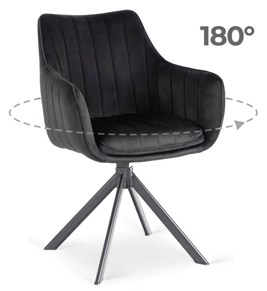 Jídelní židle Mamba (černá). Akce -10%