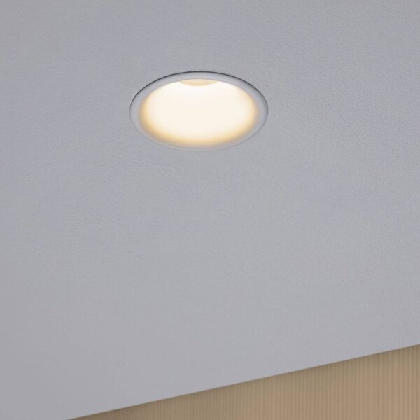 Paulmann podhled světlo Cymbal 3x6W stmívač IP44, stmívatelný, Bílá / opál, Obývací pokoj / jídelna, Plast, Moderní, Zapuštěné kulaté