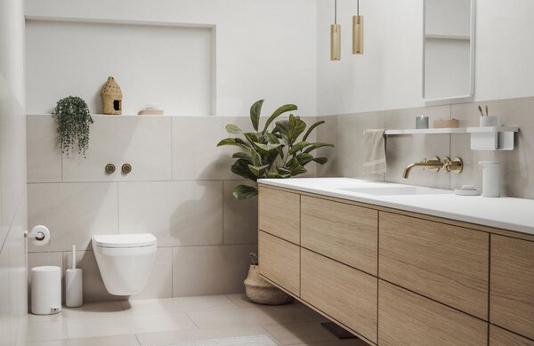 Zone Denmark Bílý kovový pedálový odpadkový koš Rim 3 l