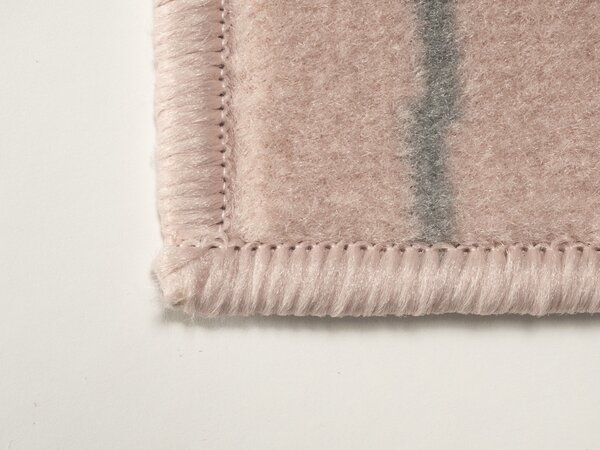 Alfa Carpets, Kusový koberec Circles powder pink, 120x170, růžová, chodba / předsíň