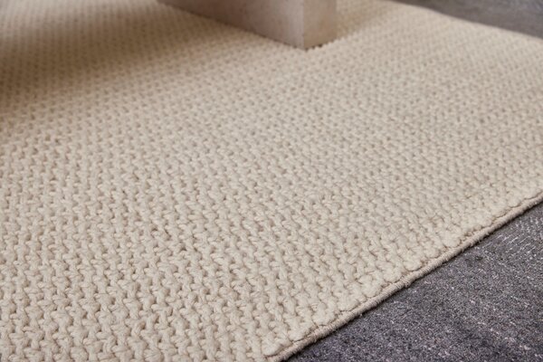 Diamond Carpets India, Ručně vázaný kusový koberec Sigma DE 9414 White Mix, 80x150, bílá, ložnice