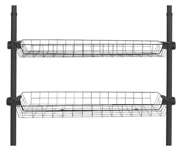 Košík do šatní skříně HERKULES 2 kusy, 83 x 38 x 8 cm, WENKO