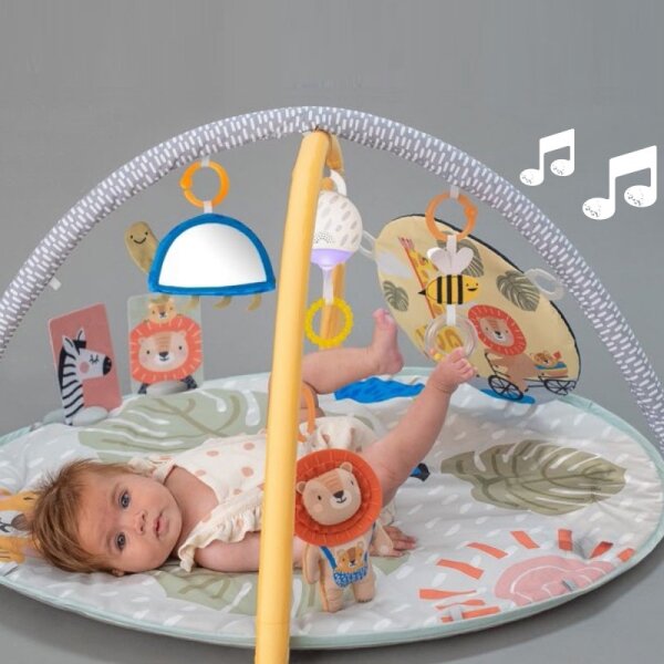 Taf Toys - Dětská hrací podložka s hrazdou savana 2xAAA