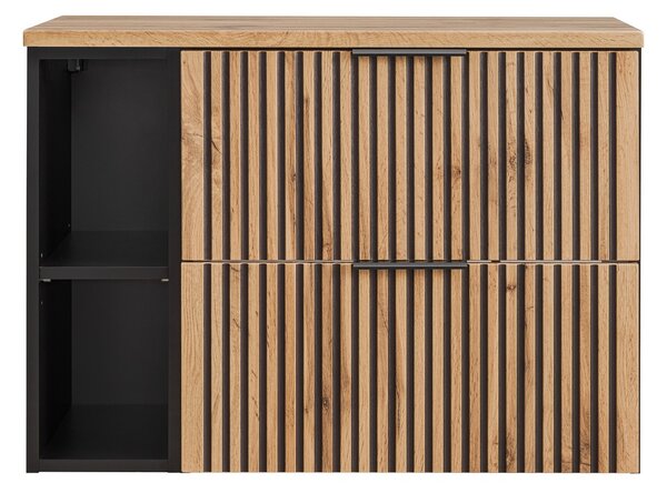 Koupelnová skříňka s deskou XILO D80/1 | 80 cm