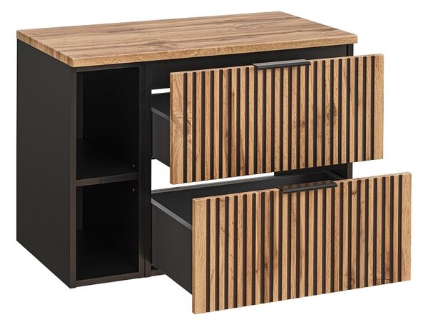 Koupelnová skříňka s deskou XILO D80/1 | 80 cm