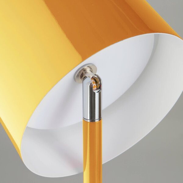 Jotex Žlutá kovová stojací lampa ARA 130 cm