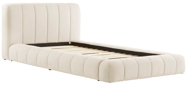Jotex Krémově bílá čalouněná postel DERMY MINI 90 x 200 cm