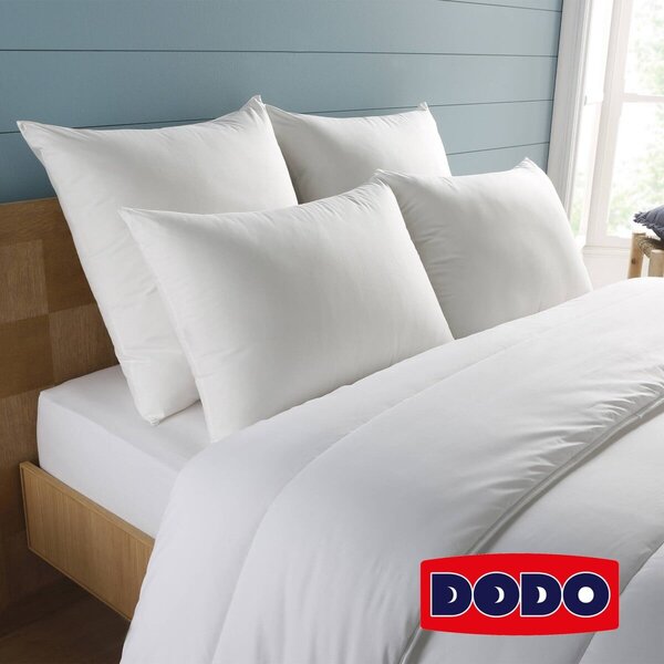 Sada 2 polštářů Eco Budget Dodo® bílá 60x60 cm
