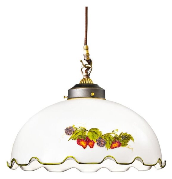 Kolarz 731.32.115 - Lustr na lanku NONNA 1xE27/75W/230V pr. 36 cm víno/jahody