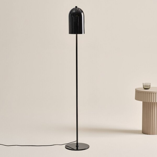 Jotex Černá kovová stojací lampa ARA 130 cm
