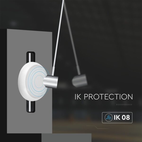 LED Venkovní stropní svítidlo se senzorem LED/20W/230V IP65 3000/4000/6500K