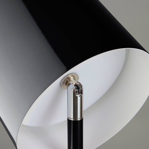 Jotex Černá kovová stojací lampa ARA 130 cm