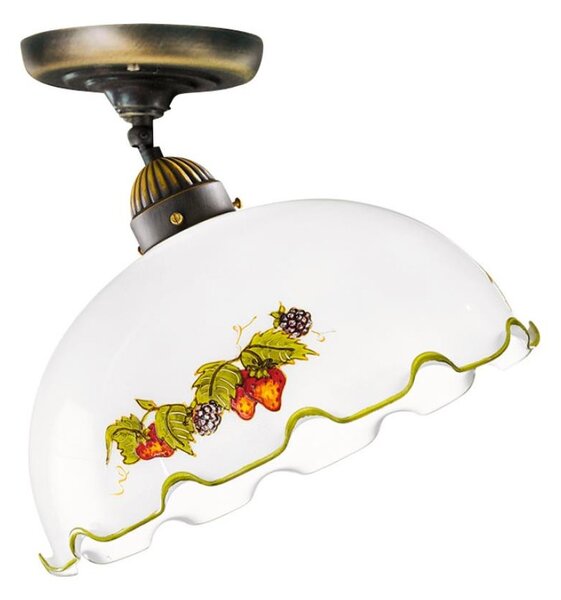 Kolarz 731.10.114 - Přisazený lustr NONNA 1xE27/75W/230V pr. 30 cm víno/jahody