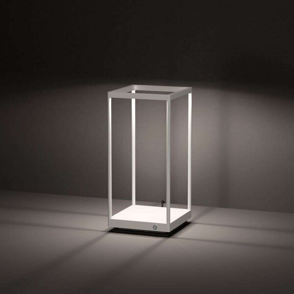 Stolní lampa Serien Lighting, stmívatelné, Černá, Obývací pokoj, Hliník