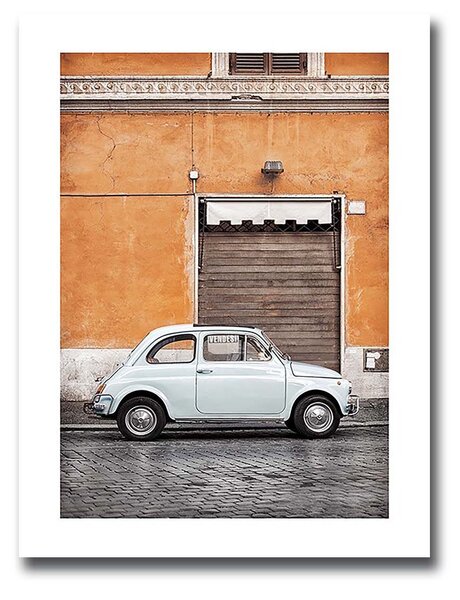ASIR Obraz na MDF FIAT 500 30 x 40 cm