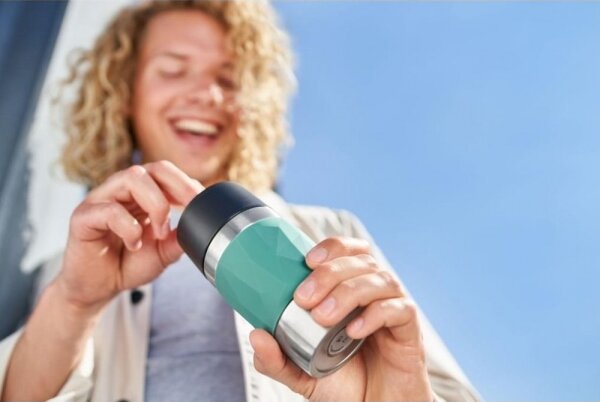 Tefal - Termohrnek 300 ml COMPACT MUG nerez/zelená