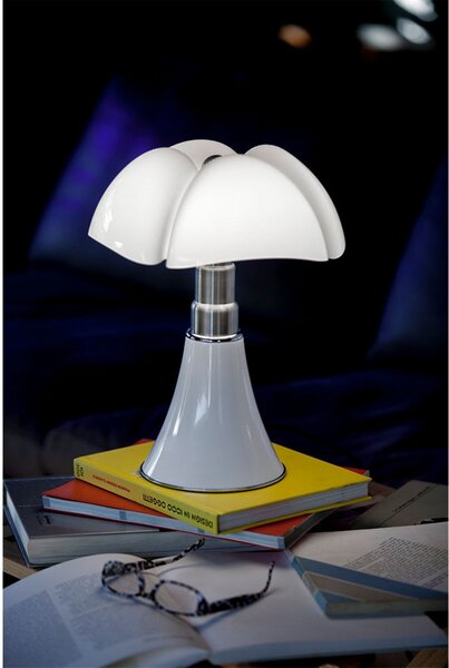 Stolní lampa Martinelli Luce, stmívatelné, Bílá, Obývací pokoj, Kov