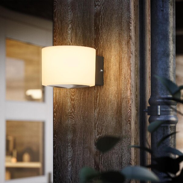 Philips Otis UltraEfficient venkovní nástěnné LED svítidlo 4,3W 800lm 2700K IP44, nerezové