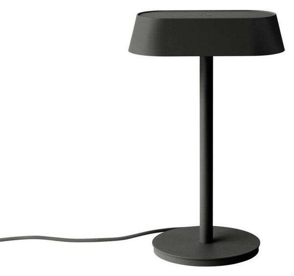 Stolní lampa Muuto, stmívatelné, Černá, Kov