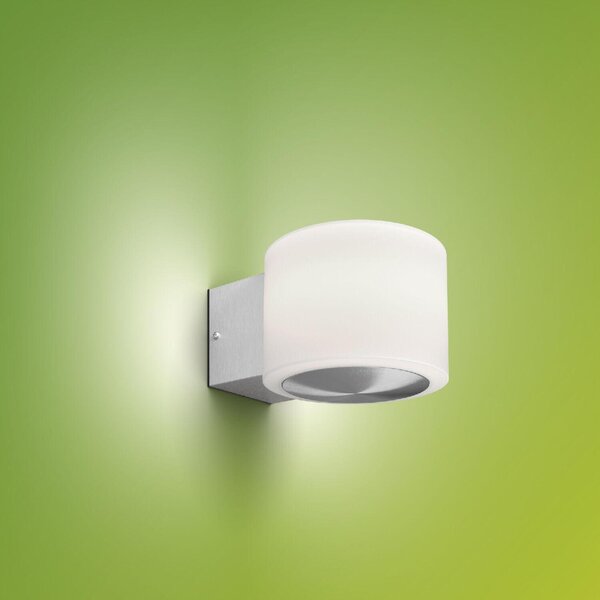 Philips Otis UltraEfficient venkovní nástěnné LED svítidlo 4,3W 800lm 2700K IP44, nerezové