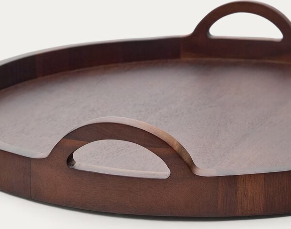 Dřevěný podnos Kave Home Zoa 50 cm