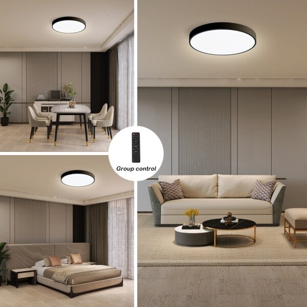 Brilagi-LED Stmívatelné svítidlo POOL SMART LED/48W/230V 40 cm Wi-Fi Tuya+DO čer