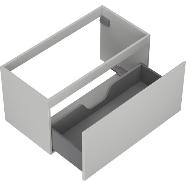 Mexen Orio, koupelnová skříňka 90 cm, 1 zásuvka, šedá matná, 91A10-09047-1-BF62