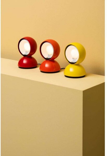 Stolní lampa Artemide, Žlutá, Obývací pokoj, Kov