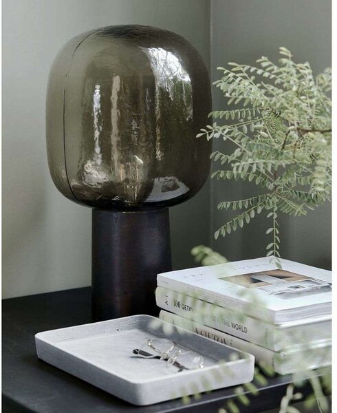 Stolní lampa House Doctor, Šedá, Obývací pokoj, Hliník