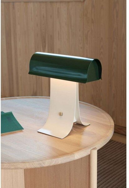 Stolní lampa Northern, stmívatelné, Zelená, Obývací pokoj, Kov