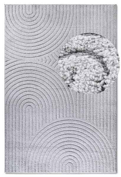 ELLE Decoration, Kusový koberec New York 106205 Light Grey, 80x120, šedá, ložnice