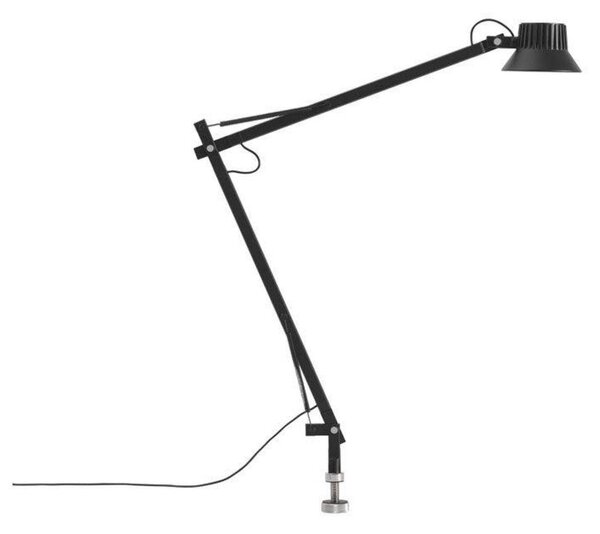 Stolní lampa Muuto, Černá, Pracovna, Hliník