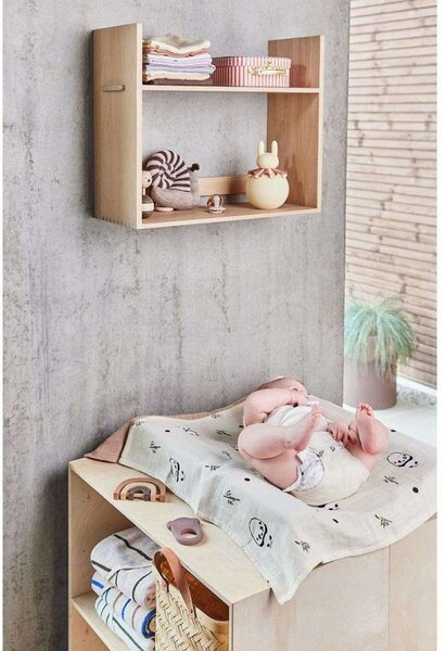 Stolní lampa OYOY Living Design, Béžová, Dětský pokoj, Plast