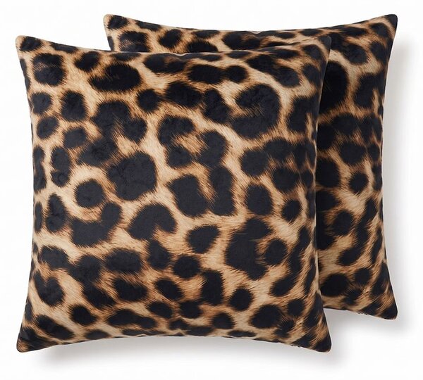 Sada 2 ks povlaků na polštářky LEOPARD GLAMOUR 45 x 45 cm