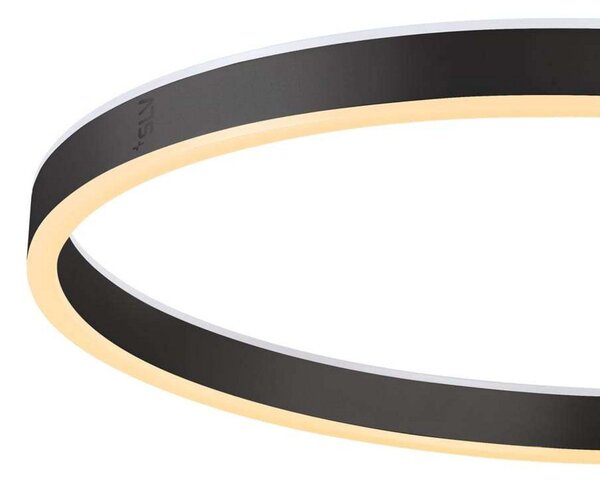 Stojací Lampa SLV, One Straight, stmívatelné, Černá, Obývací pokoj, Kov, Moderní