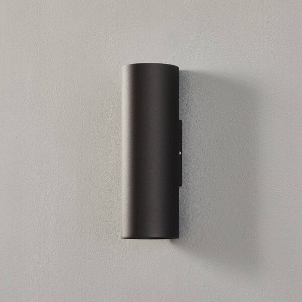 Wever & Ducré Lighting WEVER DUCRÉ Ray mini 2.0 nástěnná lampa černá, stmívatelný, Černá, Obývací pokoj / jídelna, Hliník, Moderní