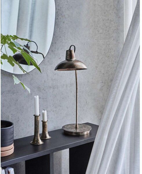 Stolní lampa House Doctor, Hnědá / Rezavá, Obývací pokoj, Kov