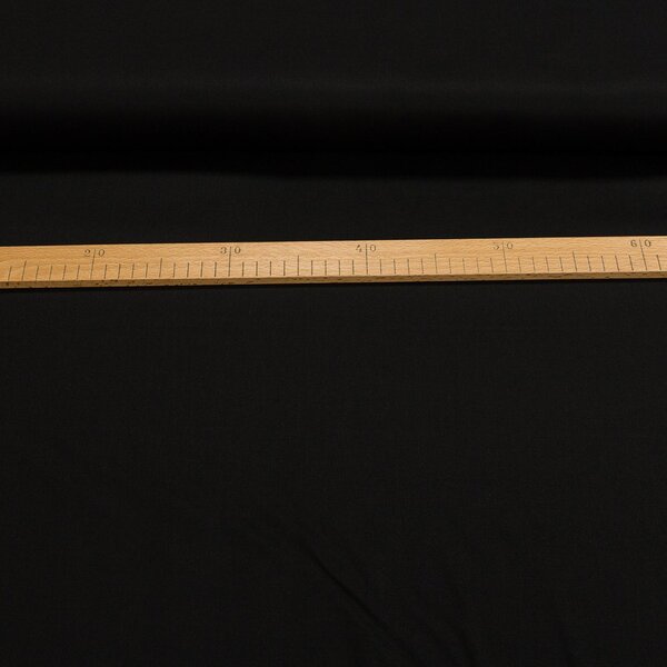 Bavlněný kepr 10 jednobarevná černá, š.150cm (látka v metráži)