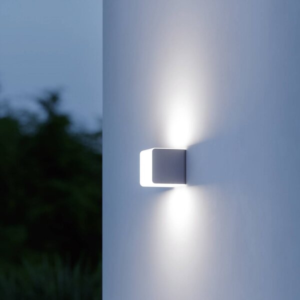 STEINEL L 830 C LED venkovní nástěnné svítidlo, antracitová barva, stmívatelný, Hliník / šedá / zinek, Plast, Moderní