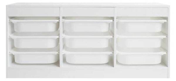 TRIMAL NEW ULOZNY REGAL BIELA/ BIELA 6132
