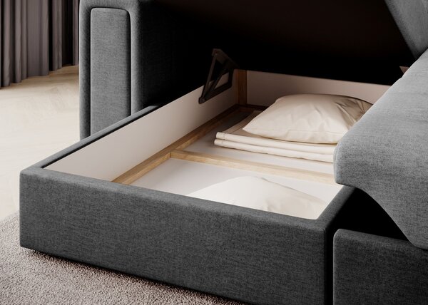 Designová sedací souprava THALASSA - světle šedá / tmavě šedá