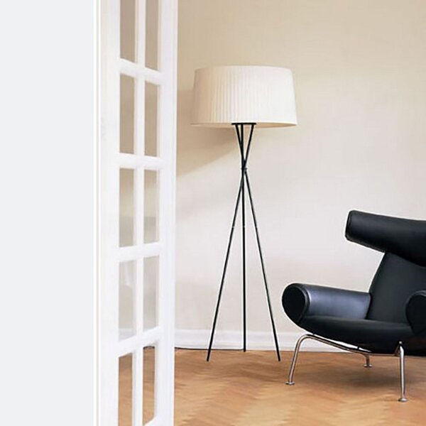Stojací Lampa Santa & Cole, stmívatelné, Béžová, Obývací pokoj, Kov, Design