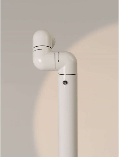 Stojací Lampa Santa & Cole, stmívatelné, Bílá, Obývací pokoj, Kov
