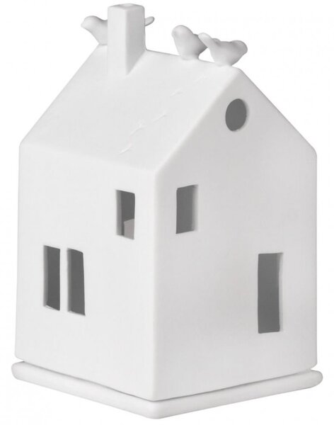 Porcelánový svícen Domek 13 cm
