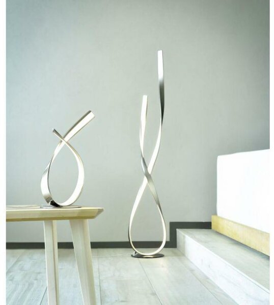 PAUL NEUHAUS LED stolní lampa se dvěma propletenými rameny a šňurovým stmívačem 3000K PN 4720-55