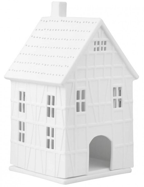 Porcelánový svícen Domek 19 cm