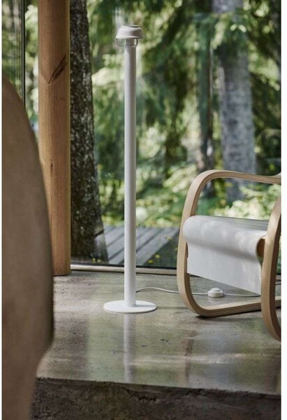 Stojací Lampa Artek, Bílá, Obývací pokoj, Hliník