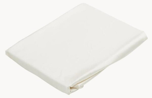 Napínací prostěradlo z morušového hedvábného saténu 22 Momme 6A Premium Satin White