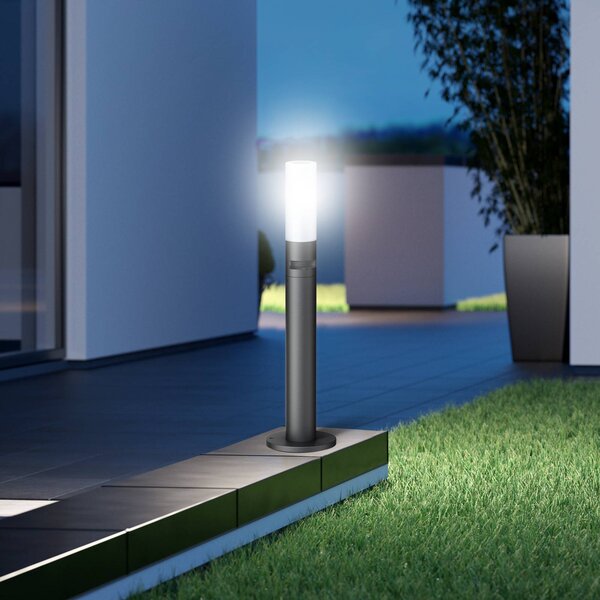 STEINEL LED osvětlení cesty GL 65 S senzor pohybu, Hliník / šedá / zinek, Hliník, Moderní