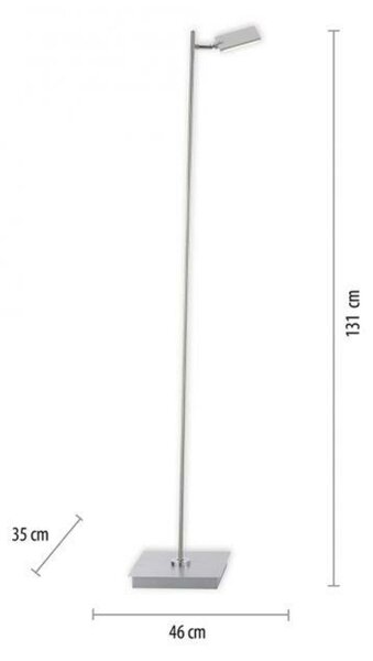 PAUL NEUHAUS PURE MIRA LED stolní lampa stmívatelná 2700-5000K hliník 356-95